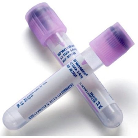 BECTON, DICKINSON AND CO BD Vacutainer Venous Blood Collection Tube 5, 1/2inW x 2-15/16inH 367856EA